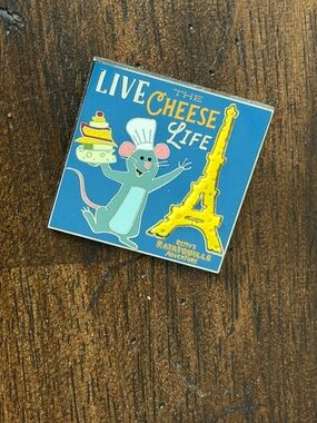 The Cheese Life Enamel Pin - Disney Remy Ratatouille